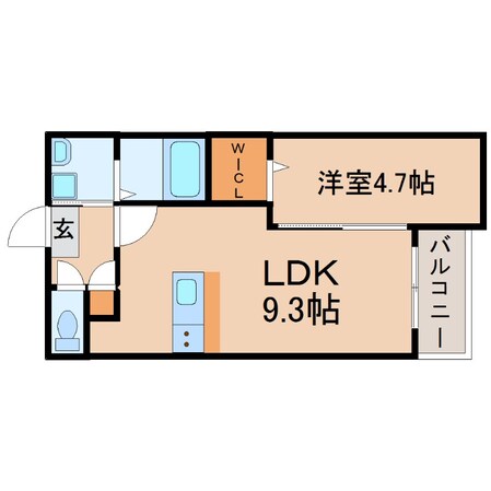 尼崎駅 徒歩10分 3階の物件間取画像